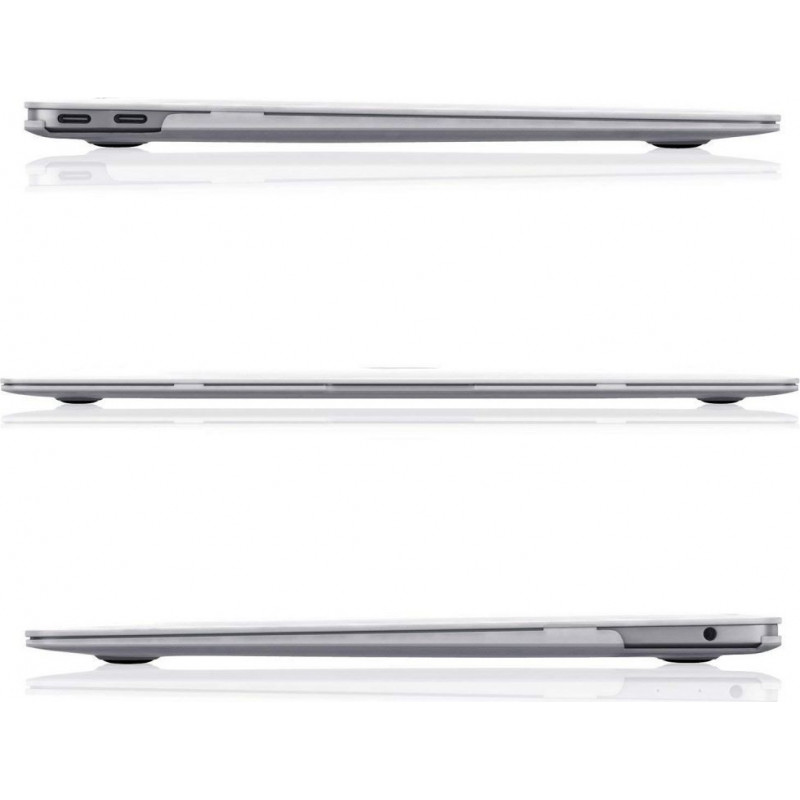 Custodia Tech-Protect SmartShell per Apple MacBook Air 13 2022-2024, glitter trasparente
