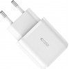 Caricabatterie da parete Tech-Protect C20W a 2 porte, USB-C PD 20W e USB-A QC 3.0, bianco