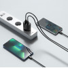 Caricatore da parete Tech-Protect C30W a 2 porte, USB-C PD 30W e USB-A QC 3.0, nero