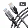 Goobay Adattatore AXAGON ADE-AM20 da USB-A a Gigabit Ethernet con cavo CAT6 integrato da 2 m