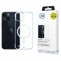 Custodia per smartphone 3mk Just20g MagCase Apple iPhone 14, trasparente