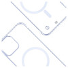 Custodia per smartphone 3mk Just20g MagCase Apple iPhone 14, trasparente