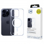 Custodia per smartphone 3mk Just20g MagCase Apple iPhone 14 Pro, trasparente