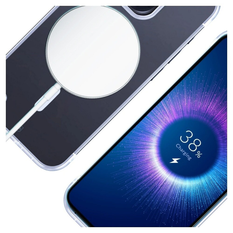 Custodia per smartphone 3mk Just20g MagCase Apple iPhone 14 Pro, trasparente