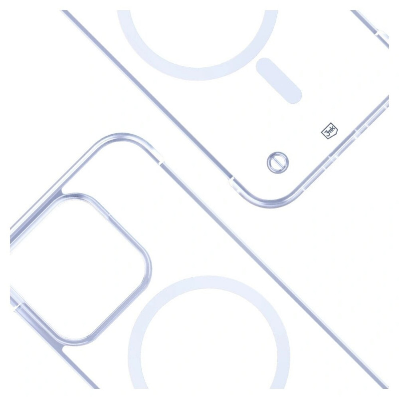 Custodia per smartphone 3mk Just20g MagCase Apple iPhone 14 Pro Max, trasparente
