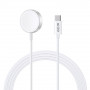 Caricatore magnetico Tech-Protect UltraBoost per Apple Watch, USB-C, 120 cm, bianco