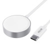 Caricatore magnetico Tech-Protect UltraBoost per Apple Watch, USB-C, 120 cm, bianco