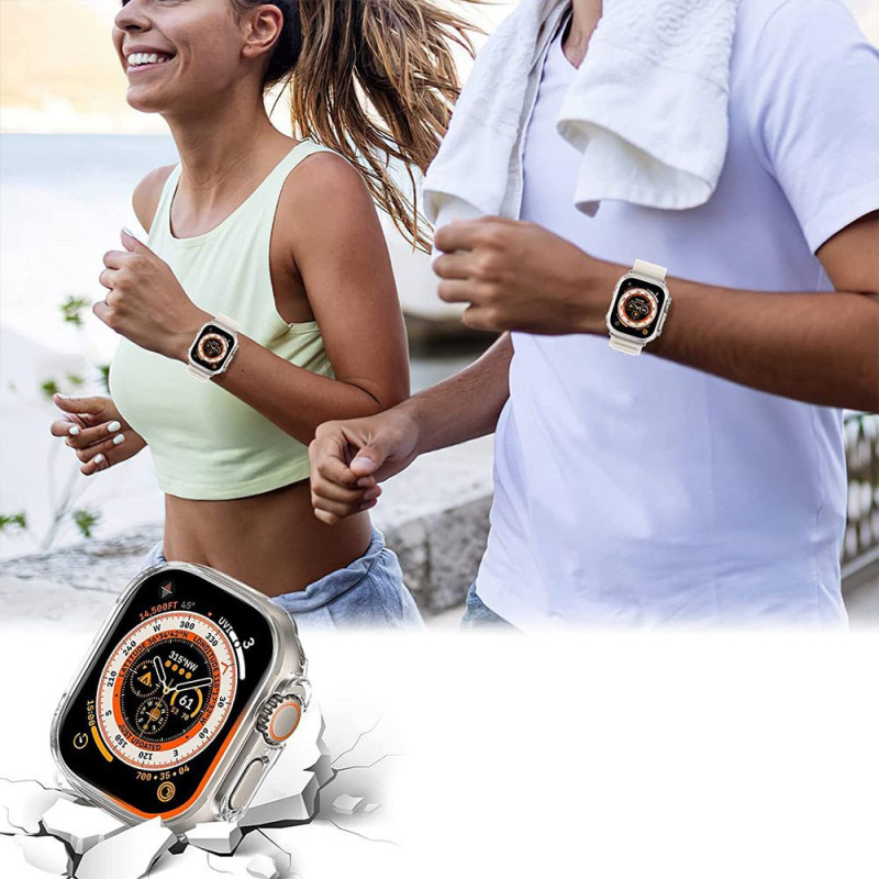 Custodia Tech-Protect Defense360 per Apple Watch Ultra 1 / 2 / 3 49 mm, trasparente