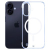 Custodia per smartphone 3mk Just20g MagCase Apple iPhone 16 Plus, trasparente