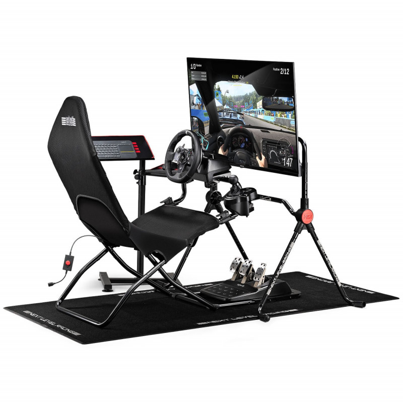 Cockpit pieghevole Next Level Racing GTLite Air, mesh SIMAERO, nero