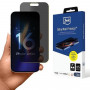 Pellicola privacy opaca 3MK Silky Matt Privacy per Apple iPhone 16 Pro