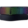 Tastiera ergonomica wireless Razer Pro Type Ergo, layout split, Bluetooth, USB-C, 5 tasti macro, RGB