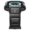 Cinturino con custodia Spigen Rugged Armor Pro per Apple Watch Ultra 1 / 2 / 3 49 mm, nero