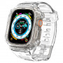 Custodia con cinturino Spigen Rugged Armor Pro per Apple Watch Ultra 49 mm, trasparente cristallo