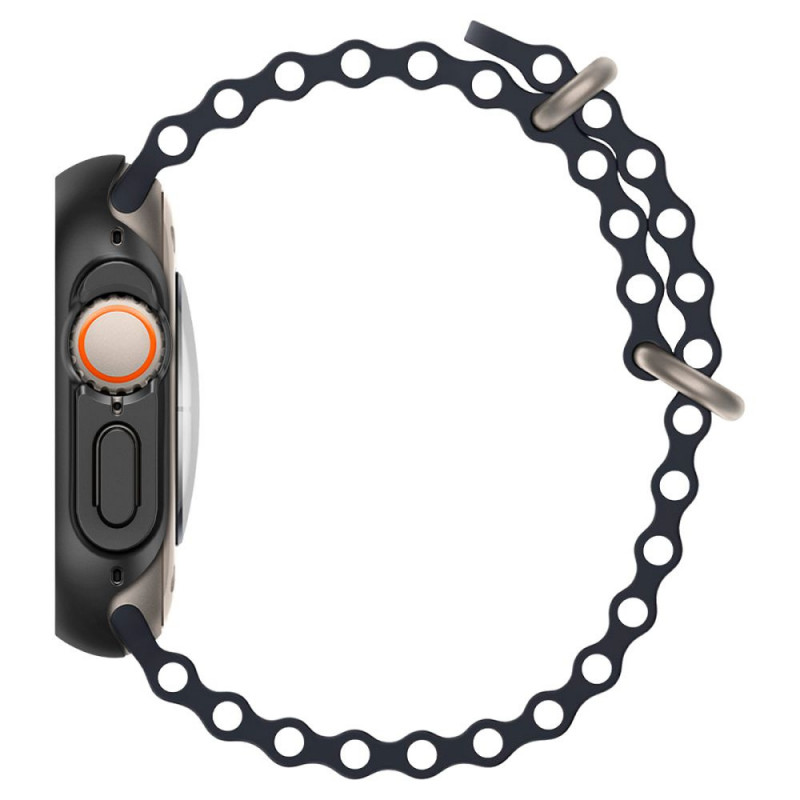 Custodia Thin Fit Spigen per Apple Watch Ultra 1 / 2 / 3 49 mm, nera