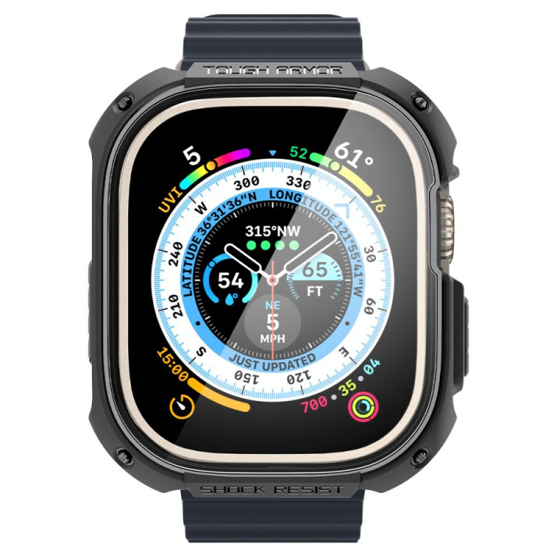 Custodia Tough Armor Spigen per Apple Watch Ultra 49 mm, nera