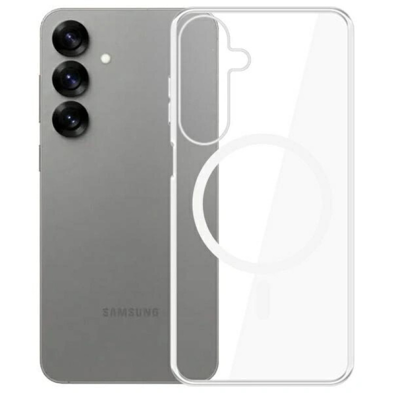 3MK Clear MagCase per Samsung Galaxy S25+, MagSafe, trasparente
