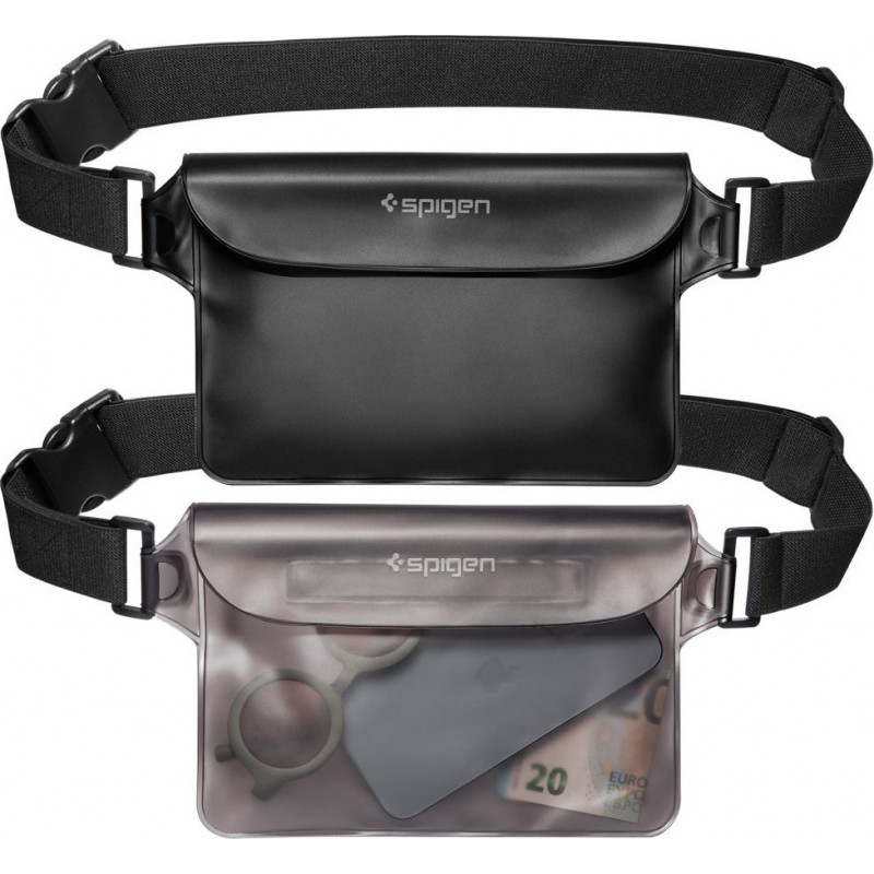 Spigen Aqua Shield A620 Marsupio impermeabile universale IPX8, nero