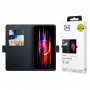Custodia portafoglio 3MK per Samsung Galaxy S25, nera
