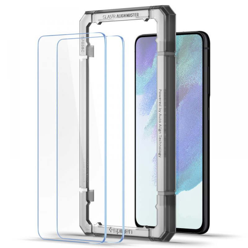 Spigen AlignMaster GLAS.tR Vetro temperato per Samsung Galaxy S21 FE (2 pz)