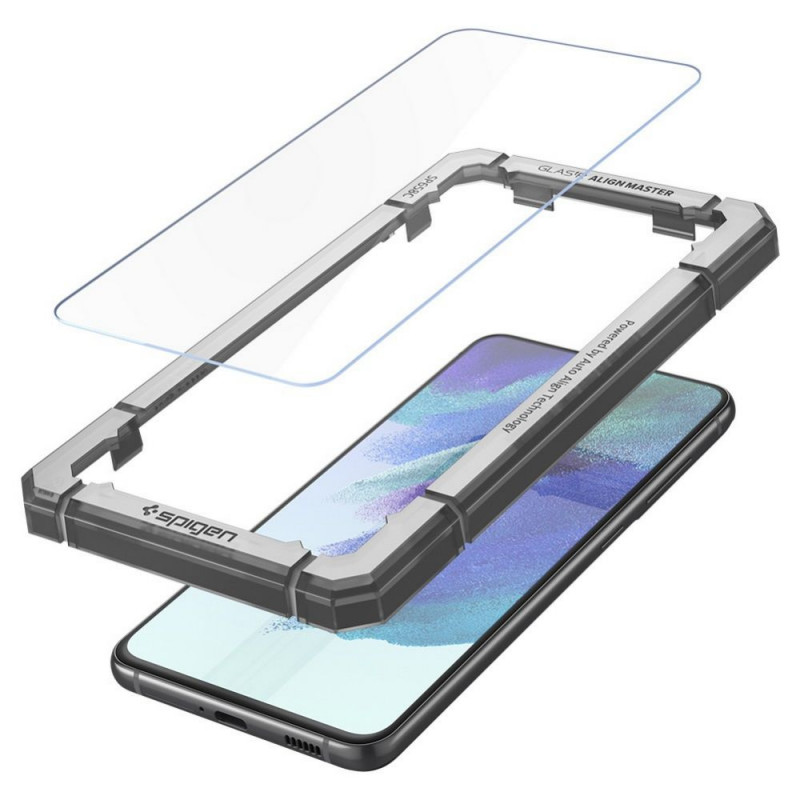 Spigen AlignMaster GLAS.tR Vetro temperato per Samsung Galaxy S21 FE (2 pz)