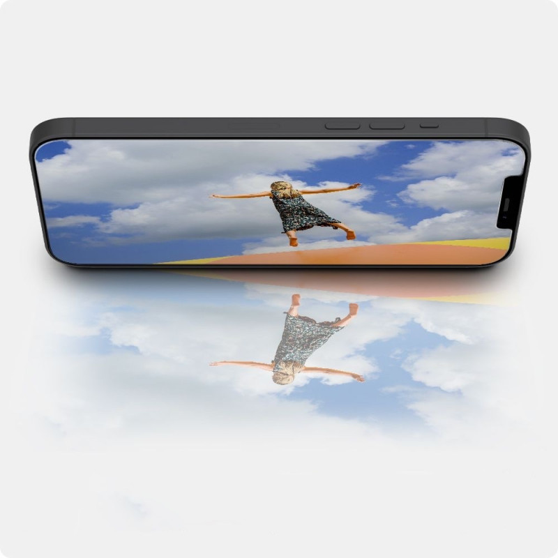 Vetro temperato Spigen GLAS.tR EZ Fit per Apple iPhone 12 / 12 Pro (2 pz)