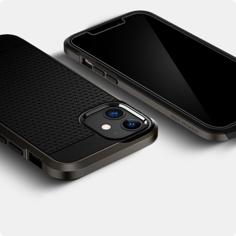 Vetro temperato Spigen GLAS.tR EZ Fit per Apple iPhone 12 / 12 Pro (2 pz)