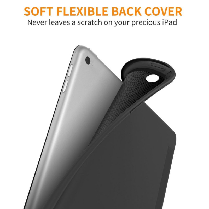 Custodia Tech-Protect Smartcase THP770BLK per Apple iPad 9.7 (2017/2018, 5ª/6ª gen), nera