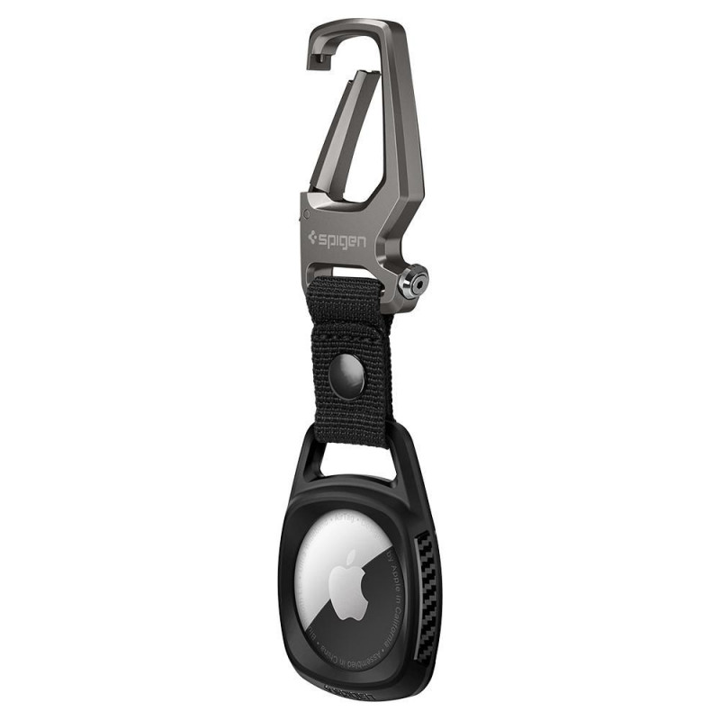 Custodia Rugged Armor Spigen per Apple AirTag, nero opaco