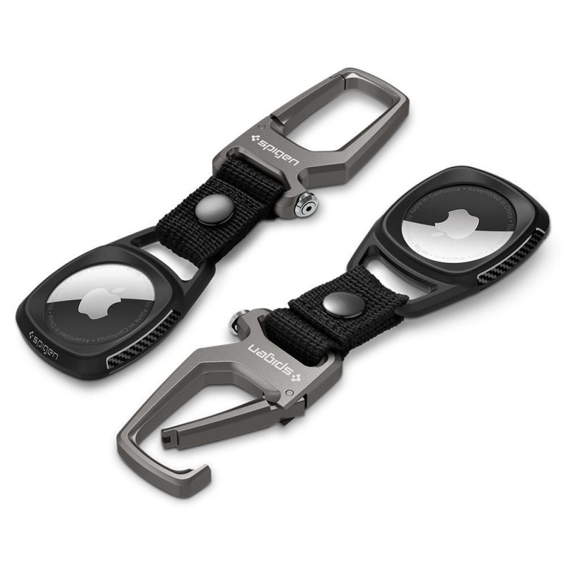 Custodia Rugged Armor Spigen per Apple AirTag, nero opaco