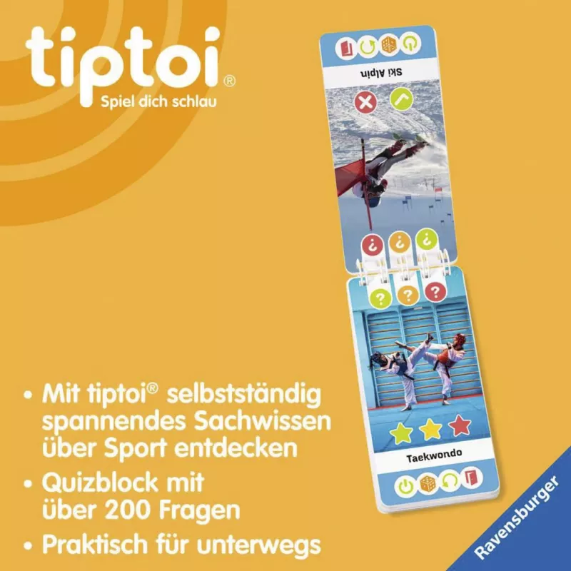 Ravensburger tiptoi Wieso? Weshalb? Warum? Quiz Sport, edizione tedesca