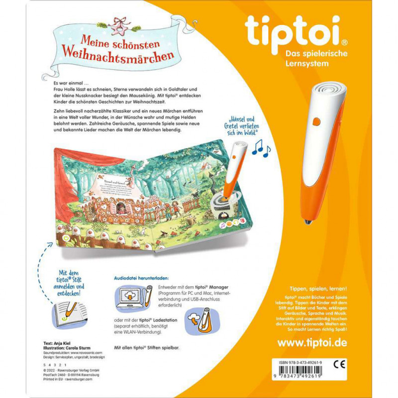 Ravensburger tiptoi Meine schönsten Weihnachtsmärchen, edizione tedesca