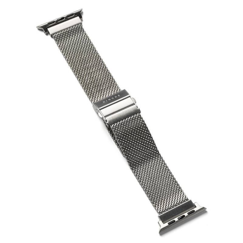 Cinturino Ringke Metal One Mesh RGK12091 per Apple Watch, 44/45/46/49 mm, argento