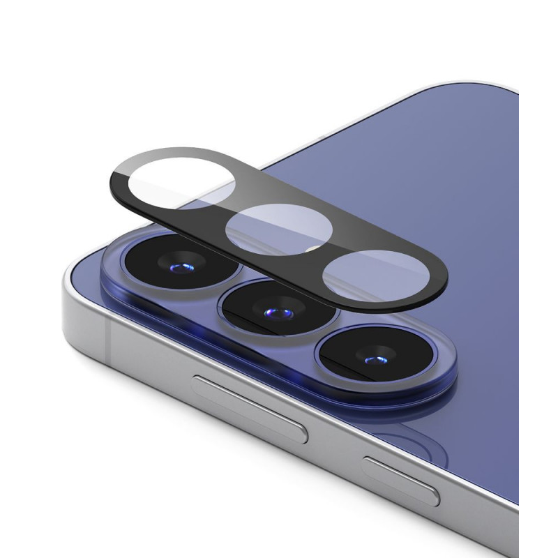 Protezione per lenti fotocamera Ringke Camera Full Cover per Samsung Galaxy S26 FE, vetro temperato 9H, nero (2 pz)