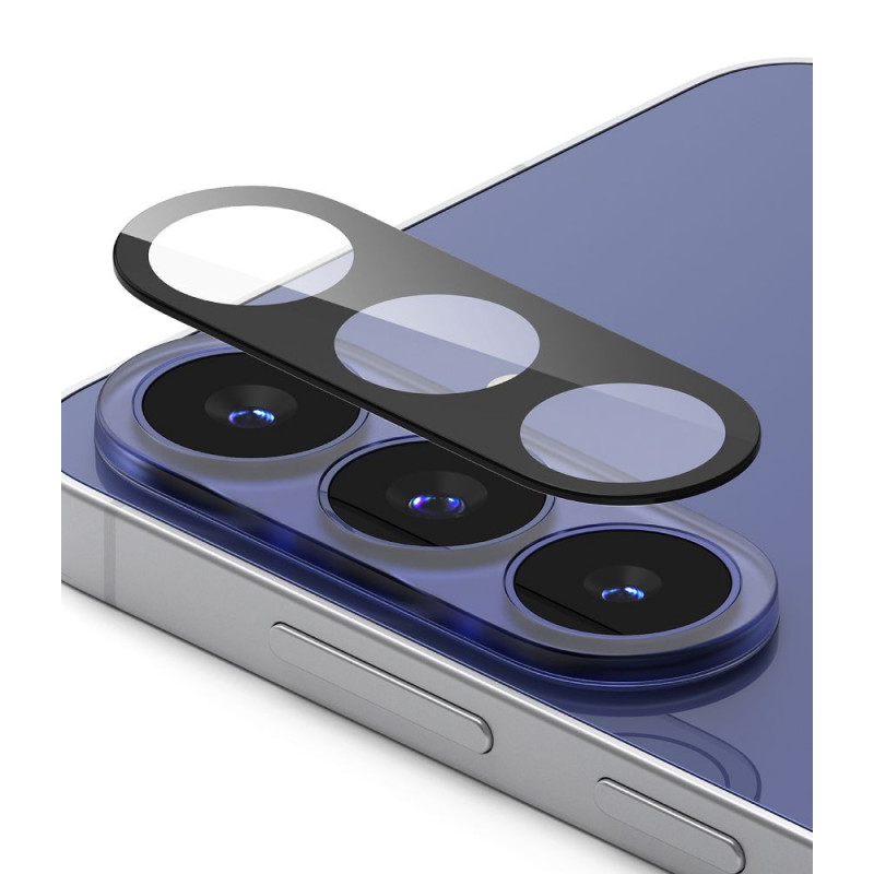 Protezione per lenti fotocamera Ringke Camera Full Cover per Samsung Galaxy S26 FE, vetro temperato 9H, nero (2 pz)