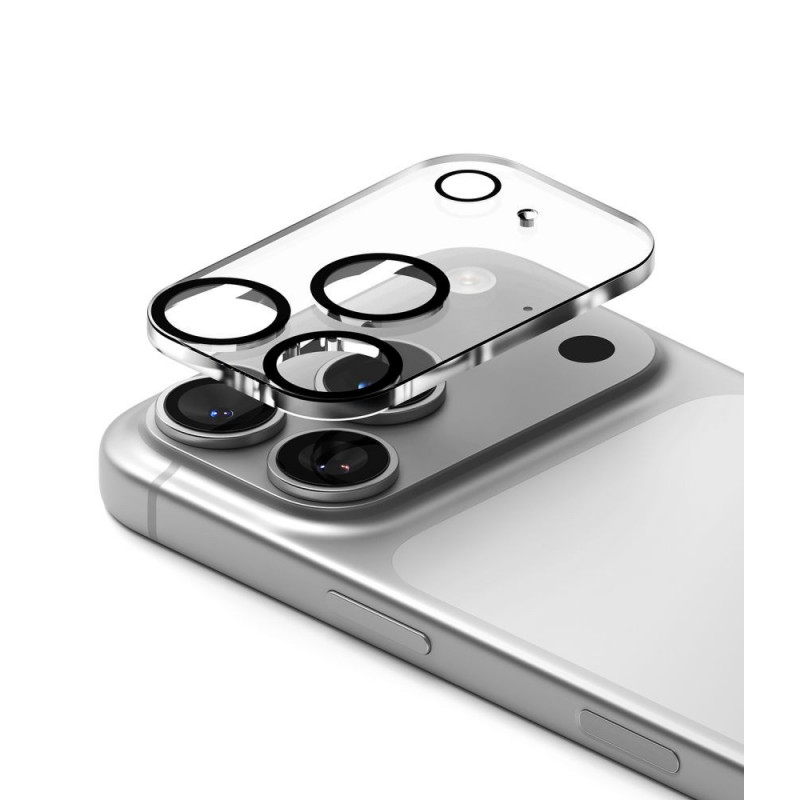 Protezione per lenti fotocamera Ringke Camera Full Cover per Apple iPhone 18 Pro Max, vetro temperato 9H, nero (2 pz)