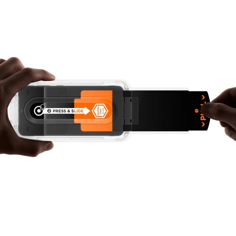 Spigen Glas.tR EZ Fit Pro vetro temperato per Samsung Galaxy S25 FE, trasparente (2 pz)