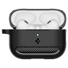 Custodia Spigen Rugged Armor ACS09822 per Apple AirPods Pro 3, nero opaco