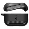 Custodia Spigen Rugged Armor ACS09822 per Apple AirPods Pro 3, nero opaco