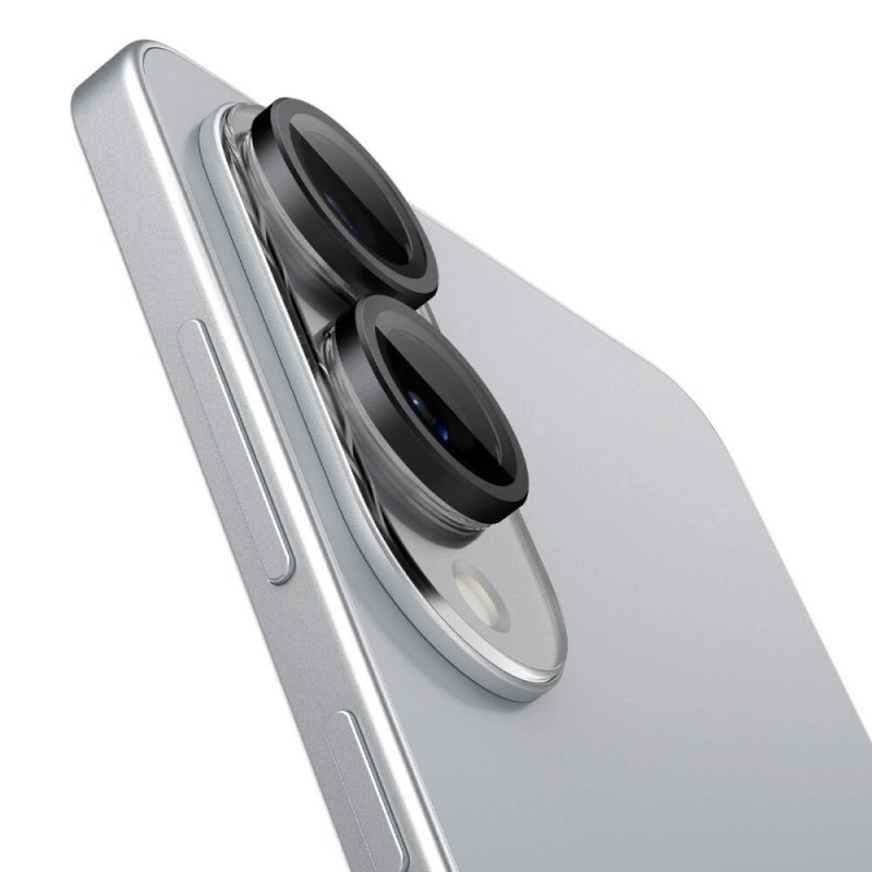 Spigen Optik Pro Glas.tR EZ Fit AGL09413 Protezione per fotocamera per Samsung Galaxy S25 Edge, nero (2 pz)