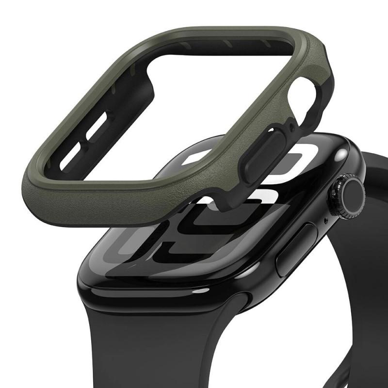 Custodia Ringke Onyx per Apple Watch 10 / 11 46 mm, verde scuro