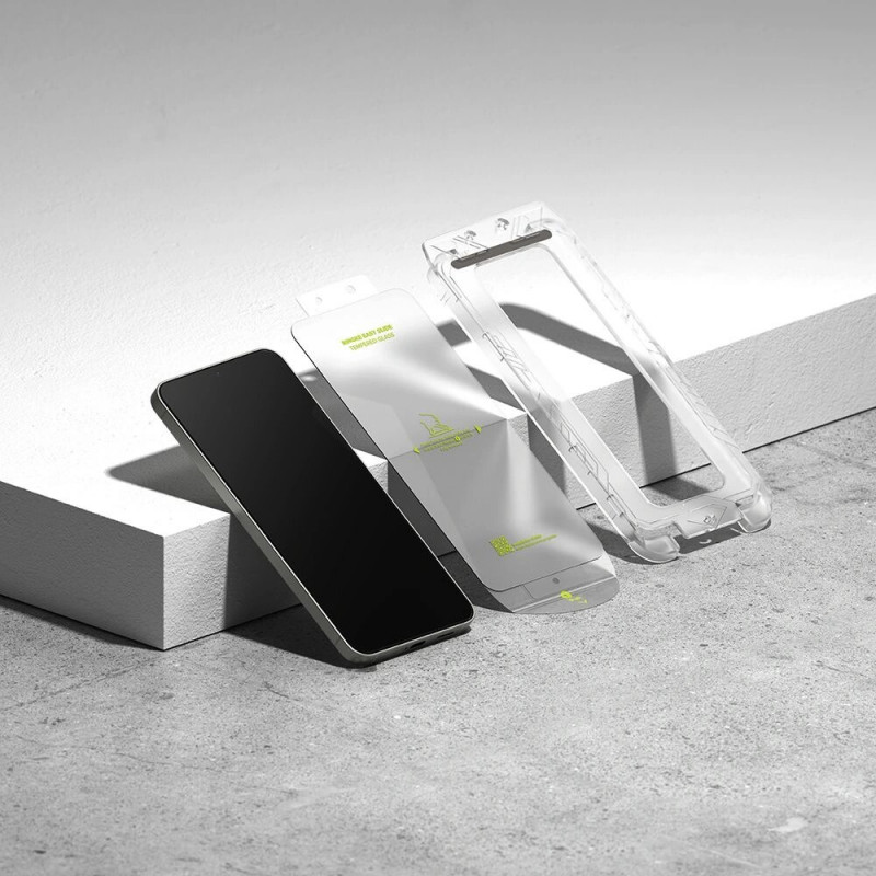 Vetro temperato Ringke Easy Slide per Samsung Galaxy S24 / S25, trasparente (2 pz)
