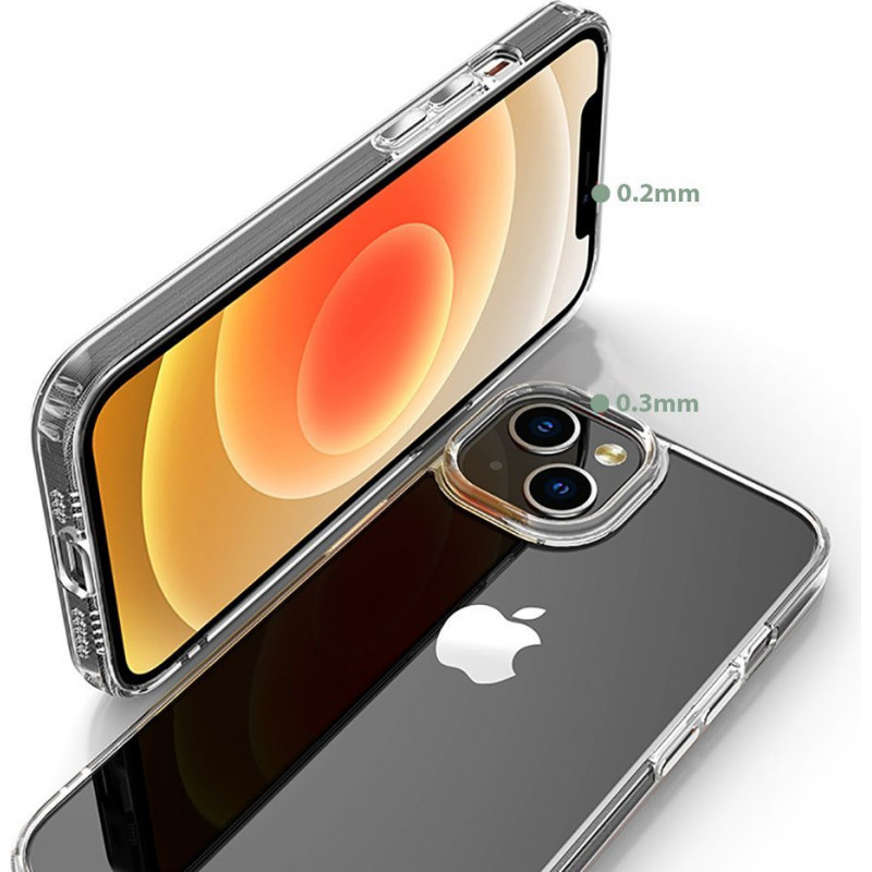 Custodia Tech-Protect Flexair Hybrid per Apple iPhone 14 (THP1343), trasparente
