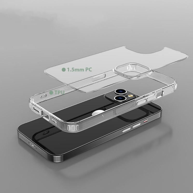 Custodia Tech-Protect Flexair Hybrid per Apple iPhone 14 (THP1343), trasparente
