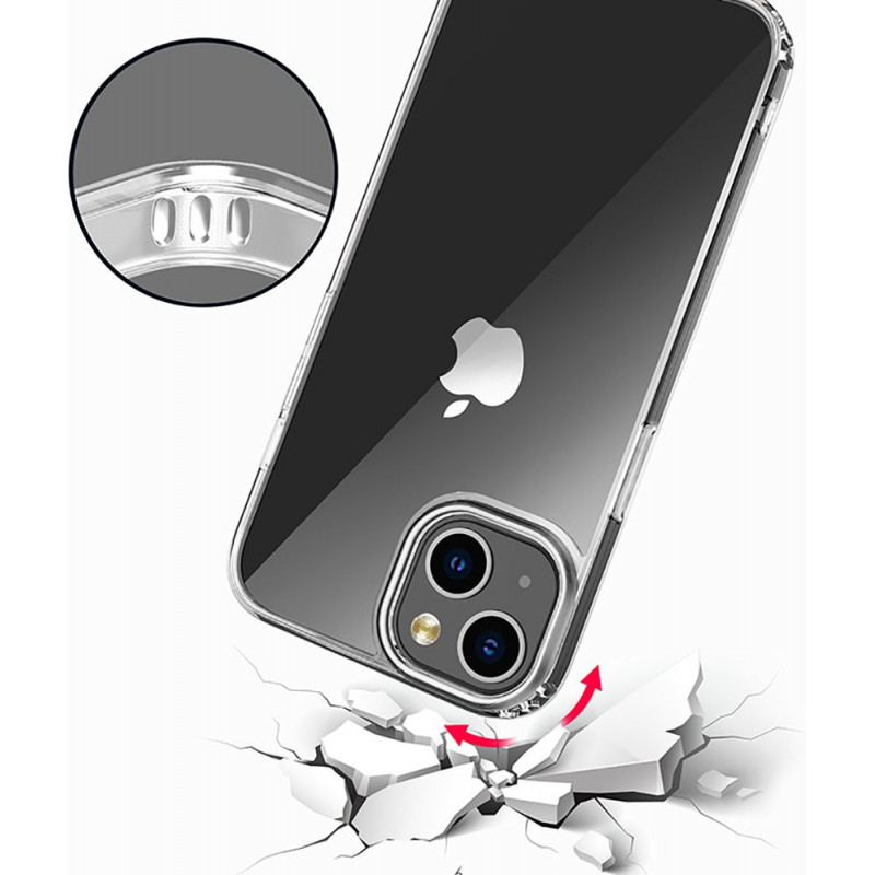 Custodia Tech-Protect Flexair Hybrid per Apple iPhone 13, trasparente