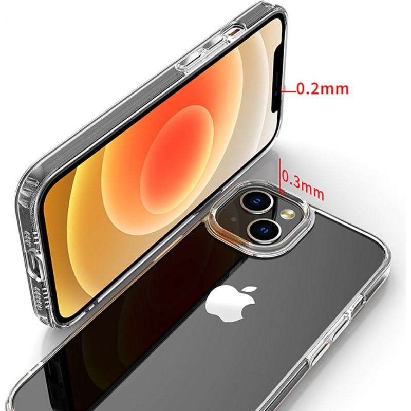 Custodia Tech-Protect Flexair Hybrid per Apple iPhone 13, trasparente