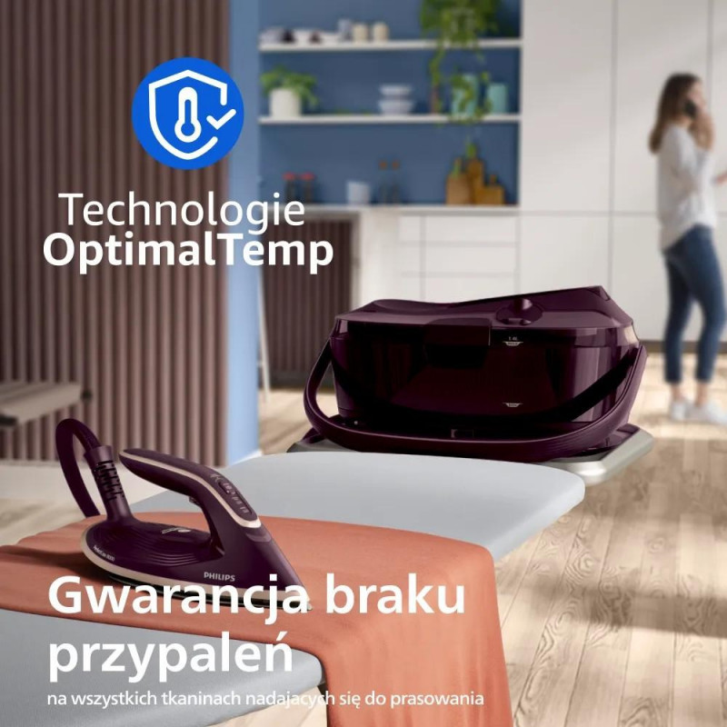 Stazione da stiro a vapore Philips PerfectCare 8000 PSG8300/30, viola