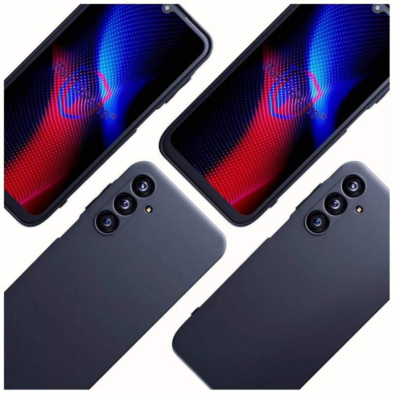 Custodia 3MK Matt Case Pro per Samsung Galaxy A25 5G, nera