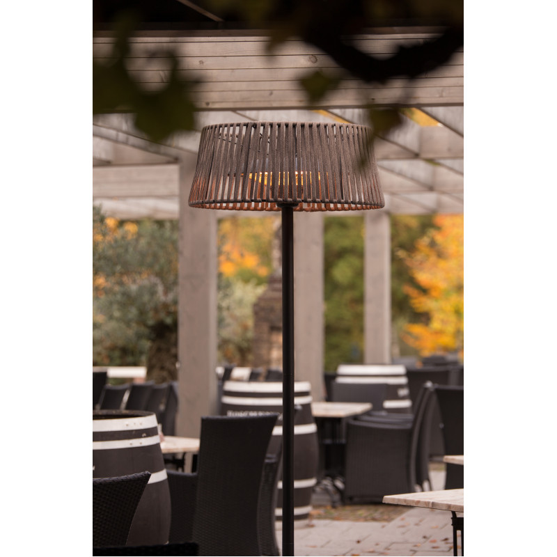 Stufa a infrarossi da terra Sunred ARTIX M-SO BROWN Corda Bright, 2100 W, marrone, IP44