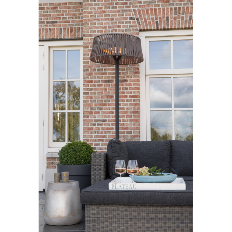 Stufa a infrarossi da terra Sunred ARTIX M-SO BROWN Corda Bright, 2100 W, marrone, IP44
